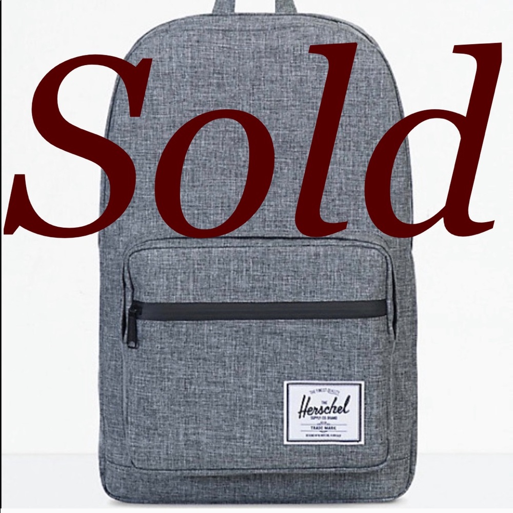 LIKE NEW Herschel Pop Quiz Crosshatch